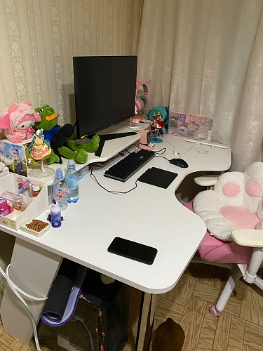 Компьютерный стол КСТ-116 белый фото покупателя 10