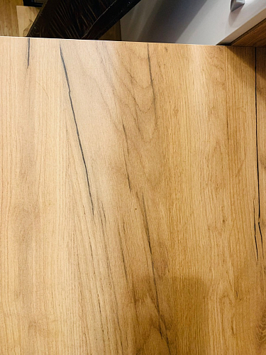 Письменный стол Лайт 03.243 дуб золотой (craft) / белый премиум фото покупателя 45