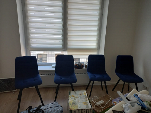 Стул на металлокаркасе Чилли К кирпичный / черный фото покупателя 240