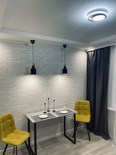 Стул на металлокаркасе Чилли К темно-серый (velutto 32) / черный фото покупателя 316