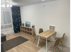 Стол Тринити Лофт 120 32 мм бетон / черный матовый фото покупателя 391