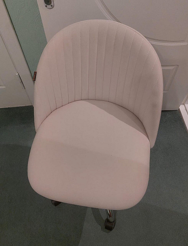 Компьютерное кресло Melody молочное фото покупателя 87