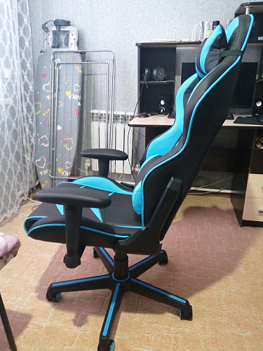 Компьютерное кресло Racer черное / оранжевое фото покупателя 64