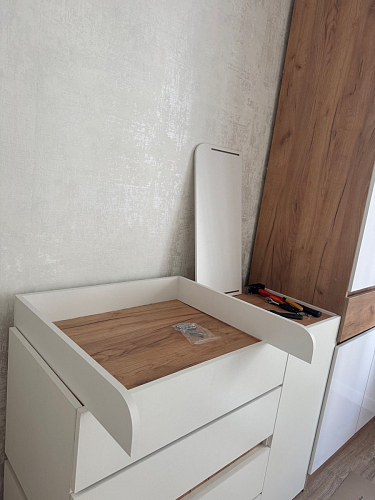 Комод Атлон белый / дуб вотан фото покупателя 7