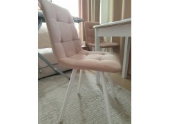 Стул на металлокаркасе Чилли светло-серый / черный фото покупателя 319