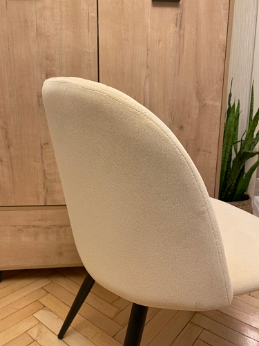 Стул на металлокаркасе Gabi 1 light purple / black / gold фото покупателя 219