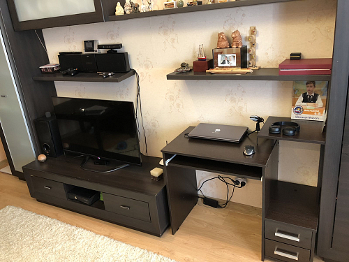 Стол компьютерный Джаз-24 правый белый фото покупателя 42