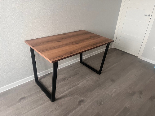 Деревянный стол Лота Лофт 120x75 дуб крафт табачный / черный матовый фото покупателя 532