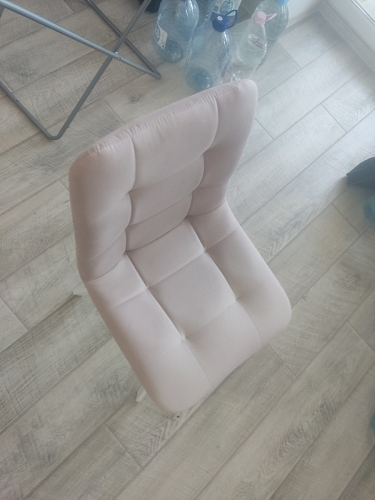 Стул на металлокаркасе Чилли бежевый / белый каркас фото покупателя 1338