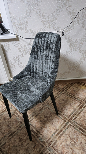 Стул на металлокаркасе Kora light purple / black фото покупателя 391