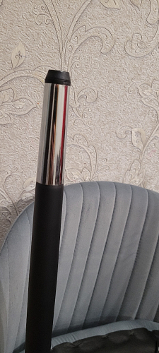 Стул на металлокаркасе Gabi dark beige / black / silver фото покупателя 737