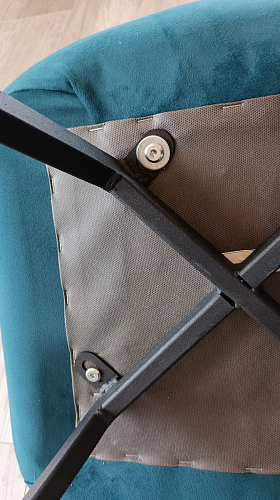 Стул на металлокаркасе Чилли зеленый / черный фото покупателя 1237