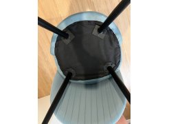 Стул на металлокаркасе Gabi blue / black фото покупателя 375