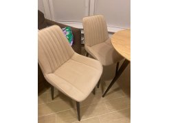 Стул на металлокаркасе Вейв светло-серый (hl 63) / 10К черный каркас фото покупателя 23