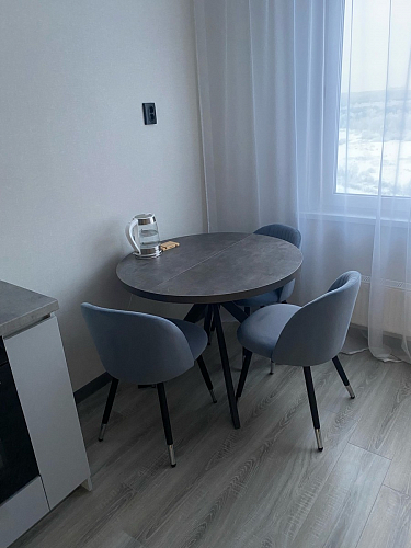 Стул на металлокаркасе Gabi 1 beige / black фото покупателя 743