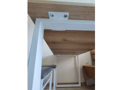 Деревянный стол Барон О 200 х 90 черная пленка шагрень / белый фото покупателя 40