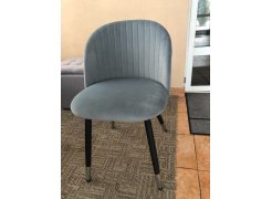 Стул на металлокаркасе Gabi 1 бежевый / черный с серебряными наконечниками фото покупателя 481