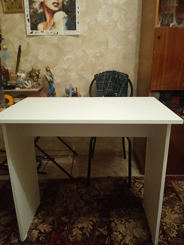Стол письменный Kiwi белый - Уцененный экземпляр фото покупателя 44