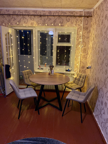 Стул на металлокаркасе Челси бежевый / белый каркас фото покупателя 66