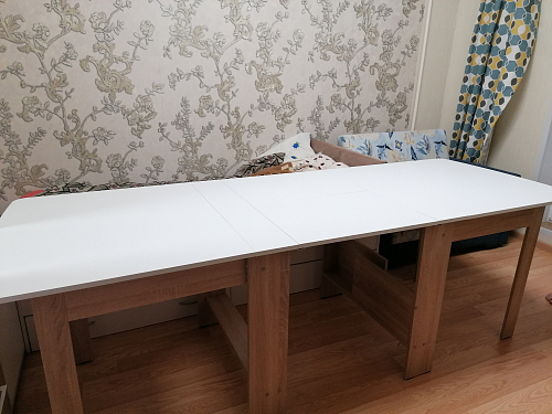 Стол обеденный раздвижной СтК7 венге фото покупателя 239