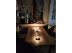 Стол Лота Лофт 140 25 мм черный матовый / бетон фото покупателя 359