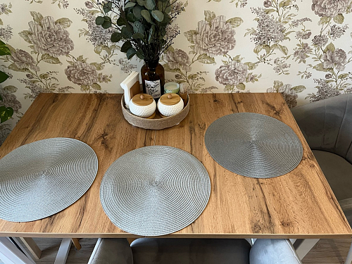 Стол Лота Лофт 120 32 мм бетон / черный матовый фото покупателя 473