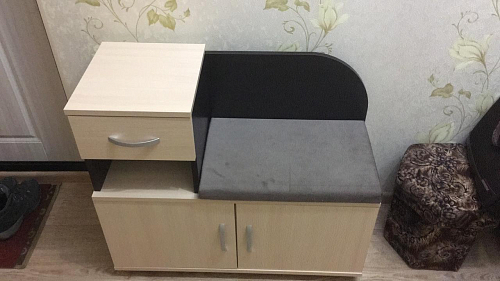 Обувница Аврора дуб млечный / венге фото покупателя 168