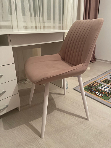 Стул на металлокаркасе Седа К кирпичный / черный фото покупателя 152