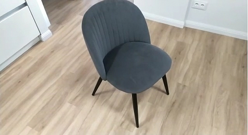 Стул на металлокаркасе Gabi 1 light purple / black / gold фото покупателя 84