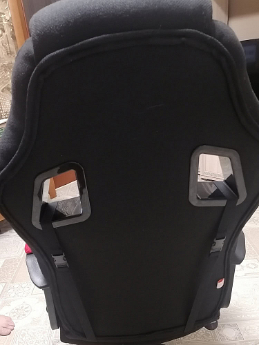 Компьютерное кресло Driver/Драйвер кожзам черный / ткань синий фото покупателя 84