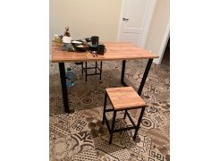 Стол Лота Лофт 120 25 мм сабия / черный матовый фото покупателя 407