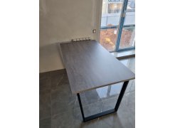 Стол Лота Лофт 140 25 мм черный матовый / бетон фото покупателя 305