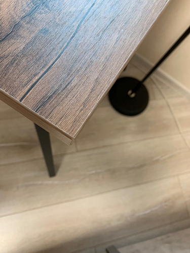 Стол Тринити Лофт 120 32 мм дуб галифакс табако / черный матовый фото покупателя 724