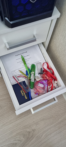 Стол компьютерный Джаз-24 правый венге фото покупателя 48