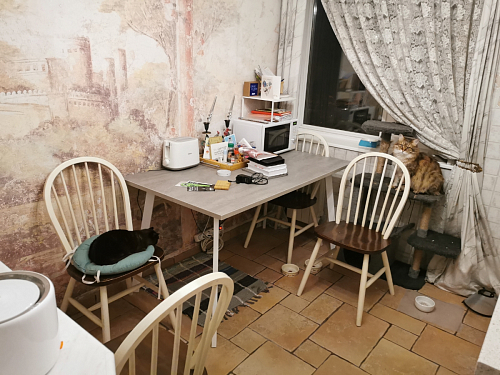 Стол Тринити Лофт 120 32 мм дуб галифакс табако / черный матовый фото покупателя 508