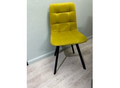 Стул на металлокаркасе Чилли синяя ткань / белый фото покупателя 437