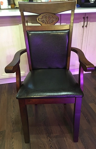 Стул деревянный Luiza dirty oak / dark brown фото покупателя 2