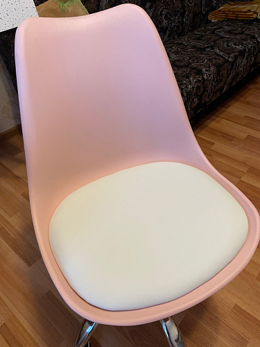 Компьютерное кресло Kolin с подушкой clear / white фото покупателя 276