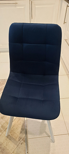 Стул на металлокаркасе Чилли черный / зеленый фото покупателя 1072