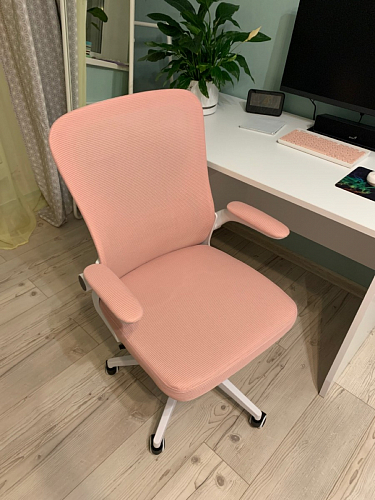 Компьютерное кресло Konfi gray / blue / white фото покупателя 26