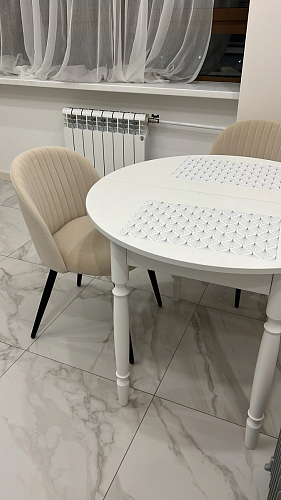 Стул на металлокаркасе Gabi 1 темно-серый / черный фото покупателя 18