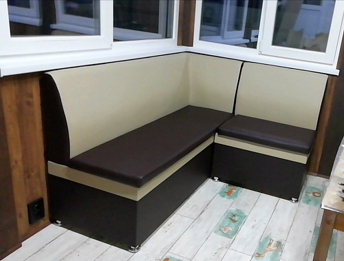 Кухонный диван Флоренс угловой экокожа белый правый фото покупателя 1