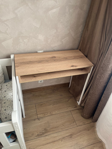 Письменный стол Лео Лофт бетон / черный матовый фото покупателя 2