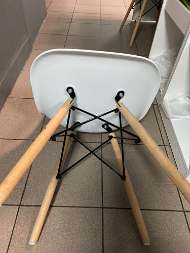 Стул Cindy Eames mod. 001 khaki / natural фото покупателя 378