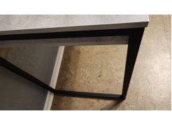 Письменный стол Леон Лофт дуб делано светлый / белый матовый фото покупателя 15