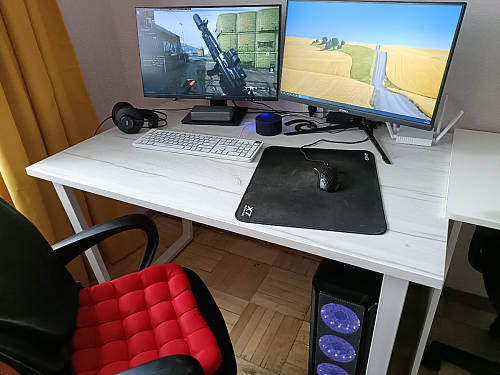 Деревянный стол Лота Лофт 120x75 дуб крафт табачный / черный матовый фото покупателя 217