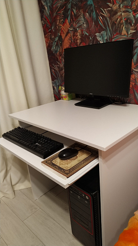 Компьютерный стол КСТ-21.1 белый фото покупателя 20