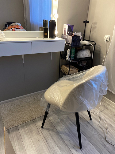 Стул на металлокаркасе Gabi-1 wine red / black фото покупателя 757