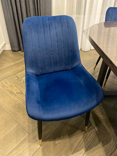 Стул на металлокаркасе Seda 1 latte / black / gold фото покупателя 29