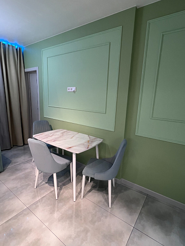 Стул на металлокаркасе Kora light blue / white фото покупателя 308